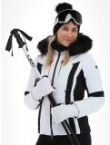 Miniatuur Poivre Blanc, Luxe Sport Line W23-0804-WO ski-jas dames White / Black wit, zwart 