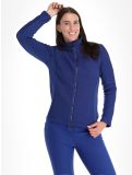 Miniatuur Poivre Blanc, Luxe Sport Line W23-1603-WO/S vest dames Smock Infinity Blue blauw 