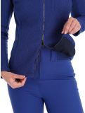 Miniatuur Poivre Blanc, Luxe Sport Line W23-1603-WO/S vest dames Smock Infinity Blue blauw 