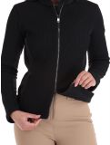 Miniatuur Poivre Blanc, Luxe Sport Line W23-1603-WO/S vest dames Smock Black zwart 