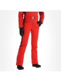 Miniatuur Poivre Blanc, Stretch Ski Overall ski overall dames leopard scarlet rood 