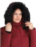 Miniatuur Poivre Blanc, Traditional 24PBH0801/WO AA Jas gevoerd dames Burgundy Red Rood 