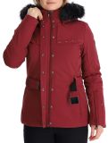 Miniatuur Poivre Blanc, Traditional 24PBH0801/WO AA Jas gevoerd dames Burgundy Red Rood 