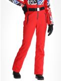 Miniatuur Poivre Blanc, Traditional 24PBH0831/WO/P DA Ski-overall dames Print Scarlet Red Rood 