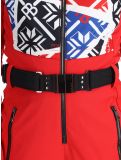 Miniatuur Poivre Blanc, Traditional 24PBH0831/WO/P DA Ski-overall dames Print Scarlet Red Rood 