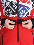 Miniatuur Poivre Blanc, Traditional 24PBH0831/WO/P DA Ski-overall dames Print Scarlet Red Rood 