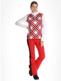 Miniatuur Poivre Blanc, Traditional 24PBH1940/WO/C GA Ski pully dames Cross Scarlet Red Rood 