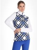 Miniatuur Poivre Blanc, Traditional 24PBH1940/WO/C GA Ski pully dames Cross Acid Blue Blauw, Wit 