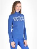 Miniatuur Poivre Blanc, Traditional 24PBH3540/WO GA Ski pully dames Acid Blue Blauw 