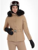 Miniatuur Poivre Blanc, Traditional Line W23-0801-WO ski-jas dames Almond Brown bruin 