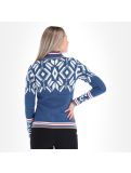 Miniatuur Poivre Blanc, W20-3501-Wo vest slim fit dames multicolour Blauw