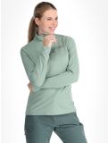 Miniatuur Protest, PRTLUNAR 1/4 zip GA Ski pully dames Green Baygreen Groen 