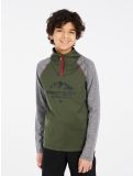 Miniatuur Protest, PRTRAF JR 1/4 zip skipully kinderen Thyme grijs, groen 