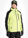 Miniatuur Quiksilver, Mission Block AA Jas gevoerd heren Celery Green Groen, Zwart 