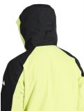 Miniatuur Quiksilver, Mission Block AA Jas gevoerd heren Celery Green Groen, Zwart 