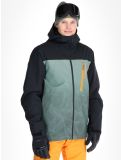 Miniatuur Quiksilver, Morton AA Jas gevoerd heren Gradient Iced Sea Spray Groen, Zwart 