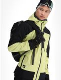 Miniatuur Quiksilver, Ultralight 20K AA Jas gevoerd heren Celery Green Groen, Zwart 