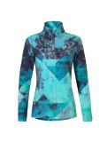 Miniatuur Rehall, Anna-R skipully dames graphic aqua Blauw