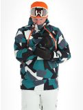 Miniatuur Rehall, Buck-R ski-jas heren Camo teal green groen, zwart 