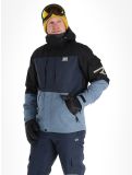 Miniatuur Rehall, Carls-R ski-jas heren Steel Blue blauw, zwart 