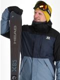 Miniatuur Rehall, Carls-R ski-jas heren Steel Blue blauw, zwart 