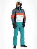 Miniatuur Rehall, Dennis-R winter anorak heren Teal green blauw, grijs 