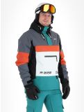 Miniatuur Rehall, Dennis-R winter anorak heren Teal green blauw, grijs 