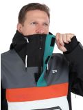 Miniatuur Rehall, Dennis-R winter anorak heren Teal green blauw, grijs 