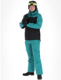 Miniatuur Rehall, Denver-R ski-jas heren Teal green blauw, zwart 