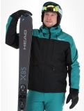 Miniatuur Rehall, Denver-R ski-jas heren Teal green blauw, zwart 