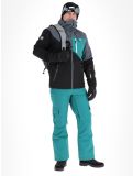 Miniatuur Rehall, Dick-R ski-jas heren Teal green blauw, grijs, zwart 