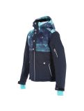 Miniatuur Rehall, Emmy-R-Jr ski-jas kinderen graphic aqua Blauw