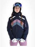 Miniatuur Rehall, June-R ski-jas dames Navy blauw, paars 