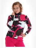 Miniatuur Rehall, Kimi-R thermoshirt dames Camo Abstract Brite Pink multicolor, roze 