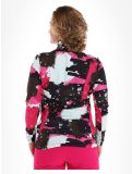 Miniatuur Rehall, Kimi-R thermoshirt dames Camo Abstract Brite Pink multicolor, roze 