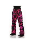 Miniatuur Rehall, Latoya-R-Jr skibroek kinderen popart camo fuchsia Roze