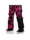 Miniatuur Rehall, Latoya-R-Jr skibroek kinderen popart camo fuchsia Roze