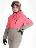 Miniatuur Rehall, Liza-R AA Jas gevoerd dames Calypso Coral Beige, Roze 