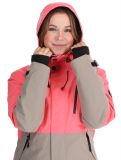 Miniatuur Rehall, Liza-R AA Jas gevoerd dames Calypso Coral Beige, Roze 