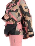 Miniatuur Rehall, Loiza-R winter anorak dames Camo Rose roze 