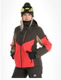 Miniatuur Rehall, Lou-R ski-jas dames Hibiscus Red grijs, rood 