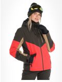 Miniatuur Rehall, Lou-R ski-jas dames Hibiscus Red grijs, rood 