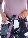 Miniatuur Rehall, Nori-R skibroek dames Camo Abstract Lavender multicolor, paars 