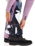 Miniatuur Rehall, Nori-R skibroek dames Camo Abstract Lavender multicolor, paars 