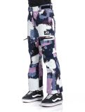 Miniatuur Rehall, Nori-R-Jr. skibroek kinderen Camo Abstract Lavender multicolor, paars 