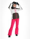 Miniatuur Rehall, Rome-R ski-jas dames Graphite grijs, wit 