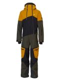 Miniatuur Rehall, Siddley-R ski overall kinderen Tobacco bruin, grijs, zwart 