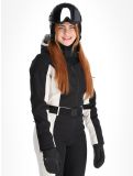 Miniatuur Rehall, Teddie-R DA Ski-overall dames Moonbeam Beige, Zwart 