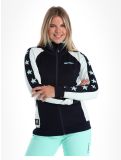 Miniatuur Rehall, Tess-R vest dames Navy blauw, wit 