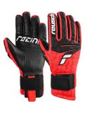 Miniatuur Reusch, World Cup Warrior Neo skihandschoenen heren Black / Fluo Red rood, zwart 